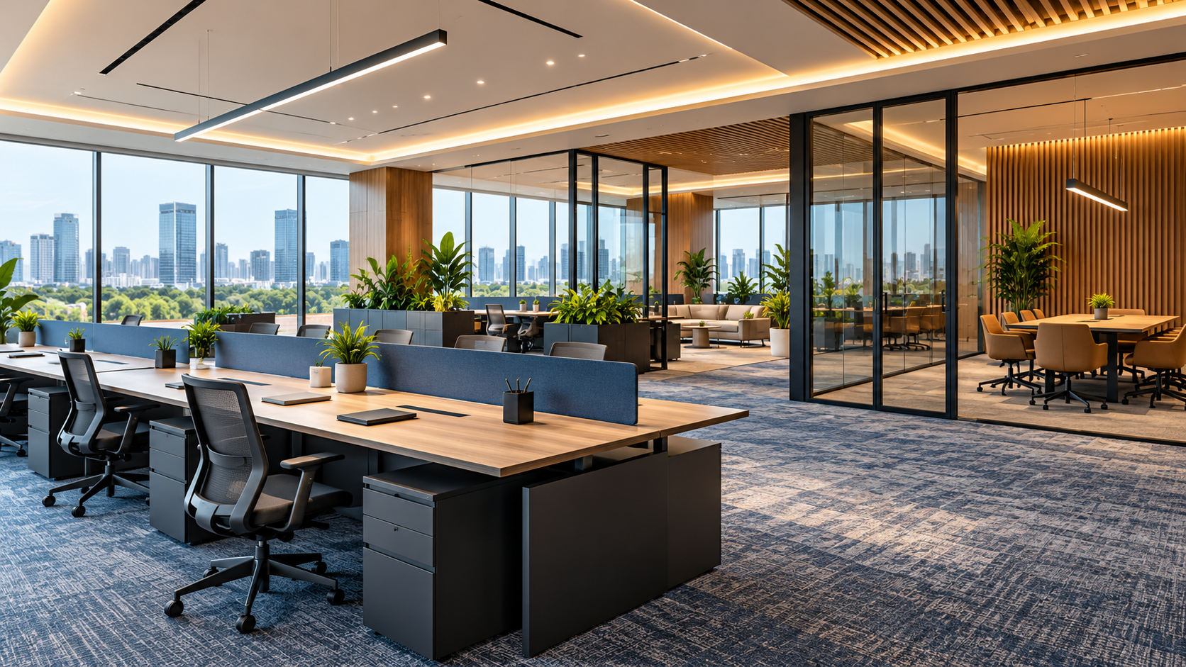 Modern corporate tiles design