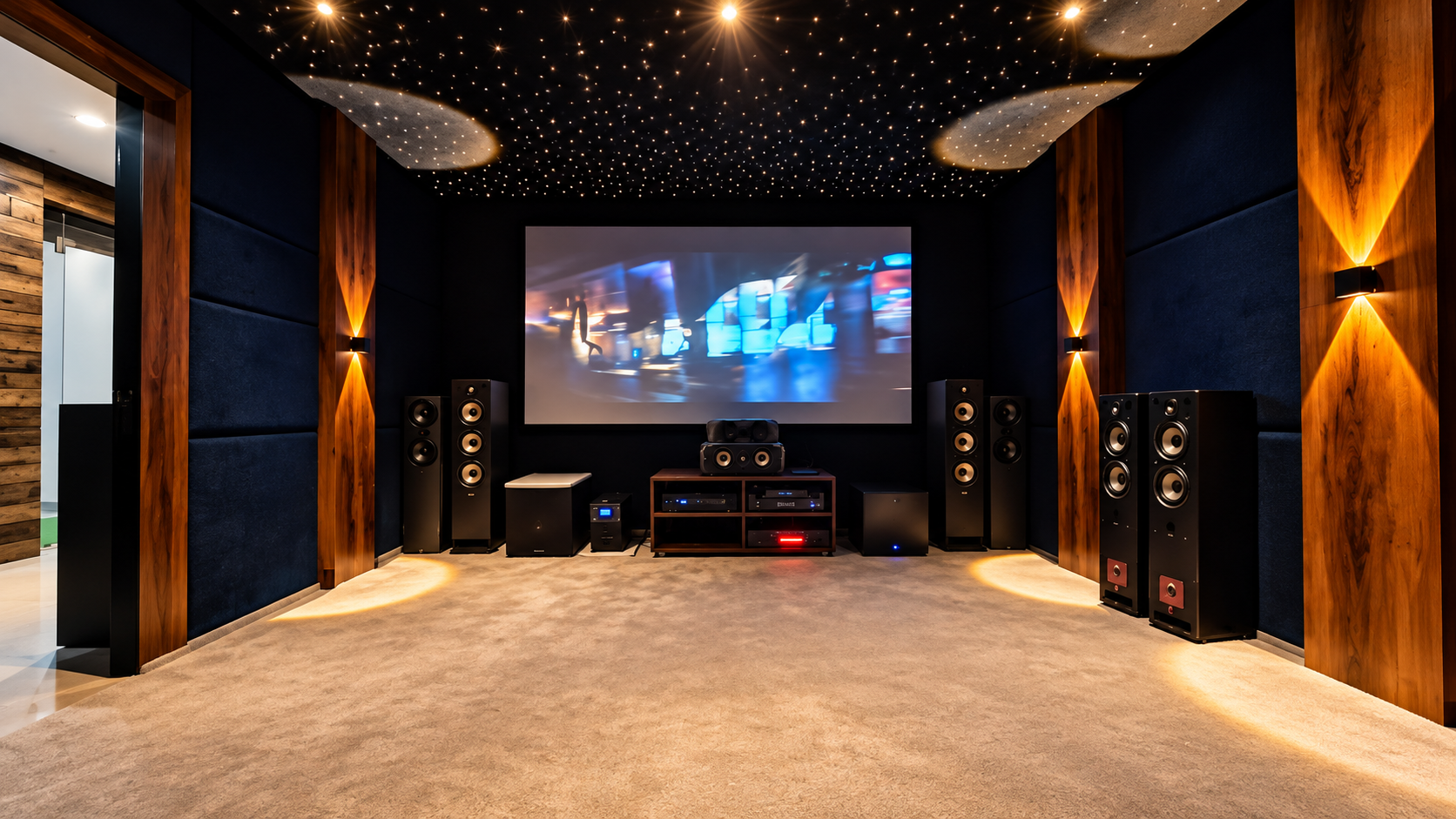 Luxury home theater design